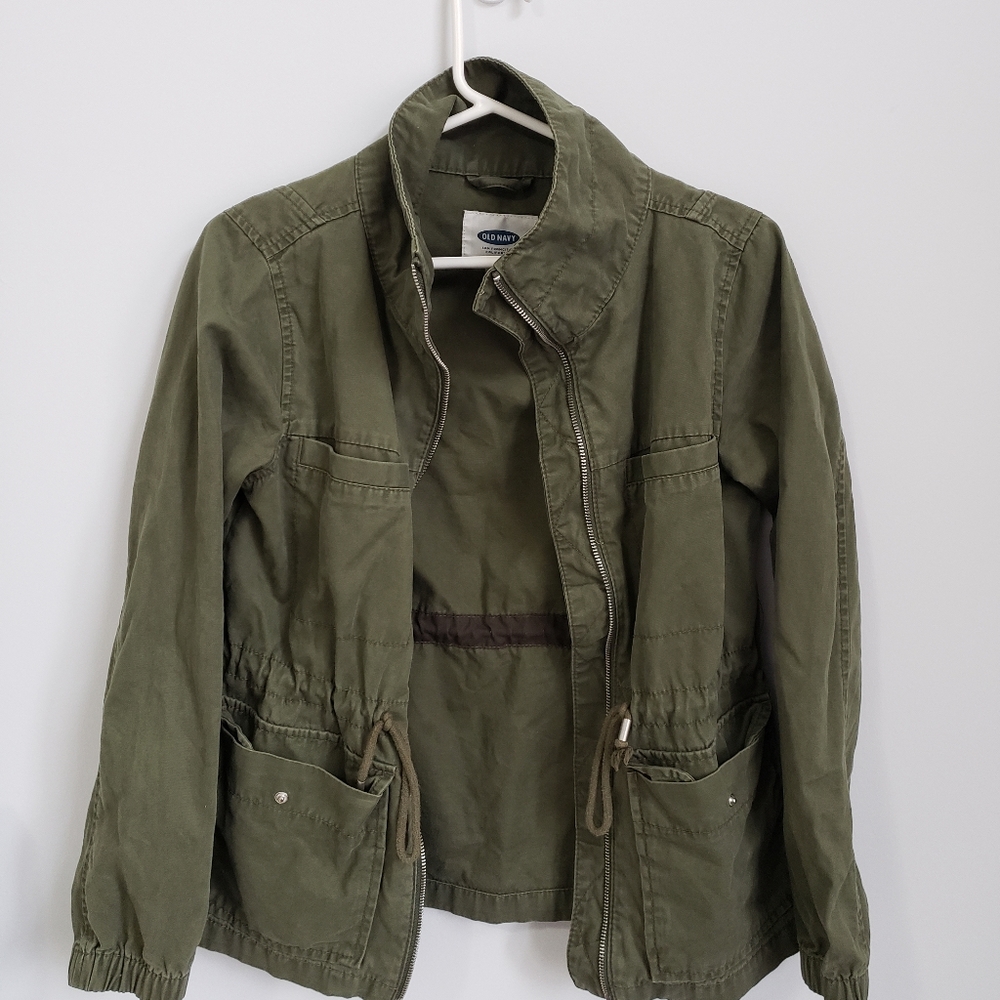 Old Navy Olive green utility jacket